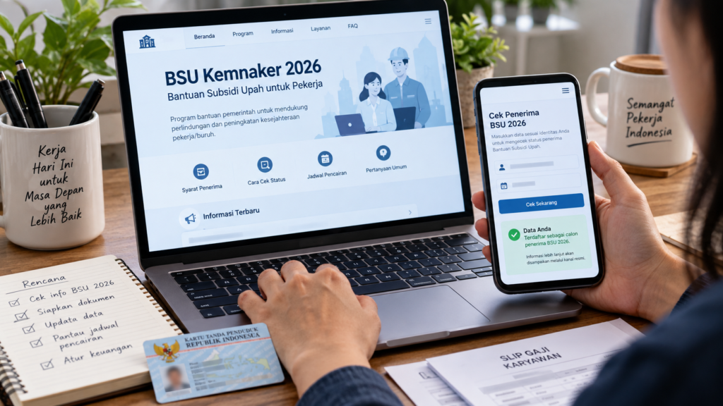 Informasi penerima BSU Kemnaker 2026